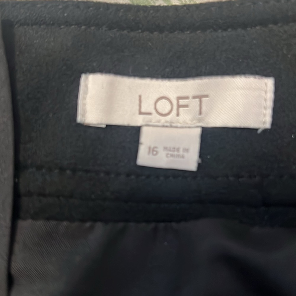Loft faux suede skirt - Picture 2 of 3